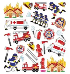 Klistremerker brannbil