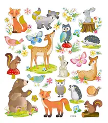 Klistremerker skogsdyr