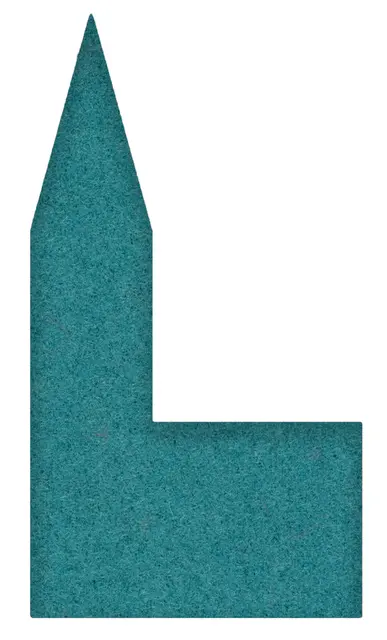 Town Church smaragd grønn B90 x D5 x H165 cm 