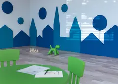 Town Church smaragd gr&#248;nn B90 x D5 x H165 cm