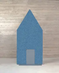 Town Floor Townhouse bl&#229;/gr&#229; B85 x D10 x H185 cm