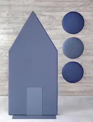 Town Floor Townhouse bl&#229;/gr&#229; B85 x D10 x H185 cm