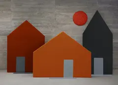 Town Floor Townhouse vinr&#248;d B85 x D10 x H185 cm