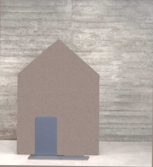 Town Floor Apartment brun/grå B115 x D10 x H165 cm 