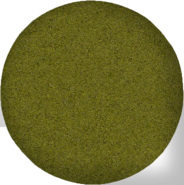 Woolbubbles Big Sun olivengrønn Ø110 x D5 cm 