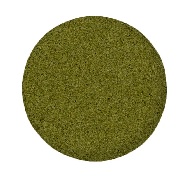 Woolbubbles Sirius olivengrønn Ø90 x D5 cm 