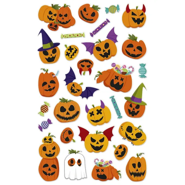 Klistremerker halloween 29 stk 
