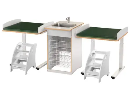 Ella dobbel stelleplass B180 x D80 x H57-109 cm 