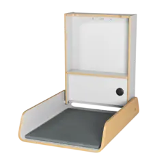 Endre EL vegghengt stellebord bj&#248;rk B62 x D23/86 x H85 cm