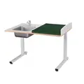 Ella stellebord m/vask venstre side B120 x D80 x H57-110 cm