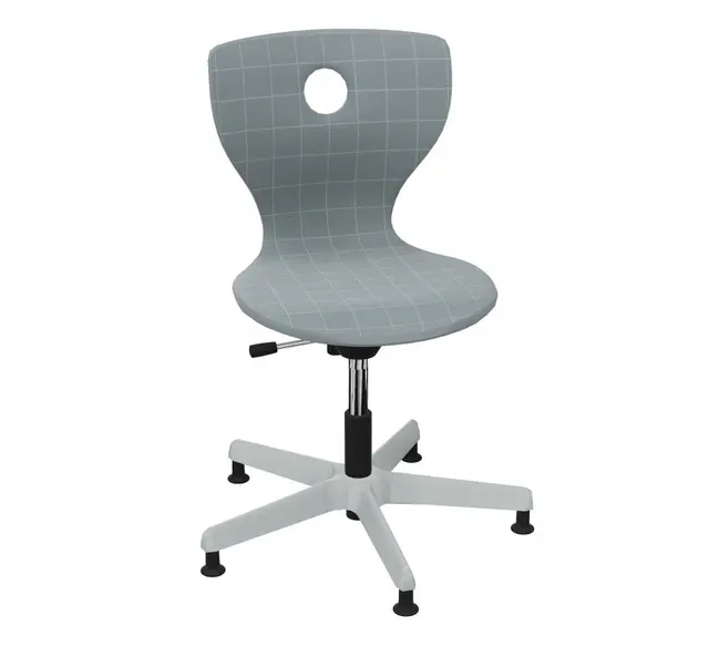 PantoMove LuPo elevstol Lys grå 078 