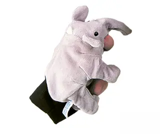 Hånddukke elefant