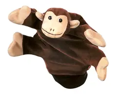 Hånddukke ape