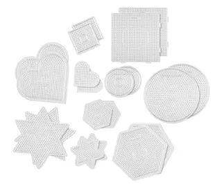 Midi perlebrett former 20 stk