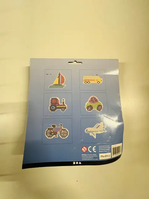 Perleplater midi kjøretøy 6 stk 