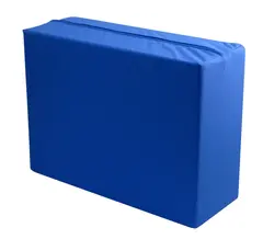 Kulør byggekloss rektangel bomull blå L40 x B30 x H15 cm