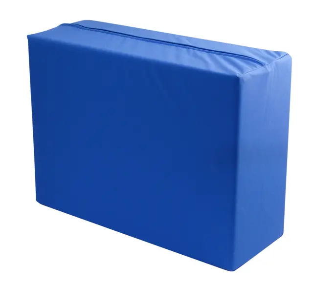 Kulør byggekloss rektangel bomull gul L40 x B30 x H15 cm 