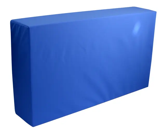 Kulør byggekloss rektangel bomull gul L70 x B40 x H15 cm 