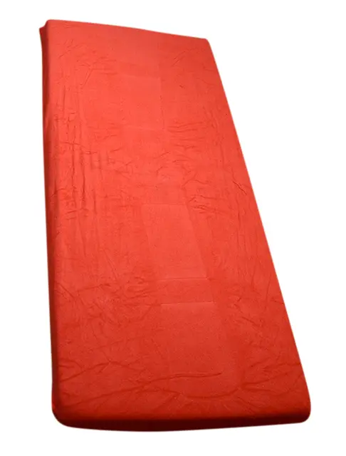 Kulør madrassbestyttelse Rød, L140 x B55 x H7 cm 