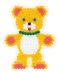 Midi perlebrett bamse