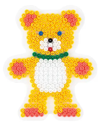 Midi perlebrett bamse