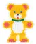 Midi perlebrett bamse