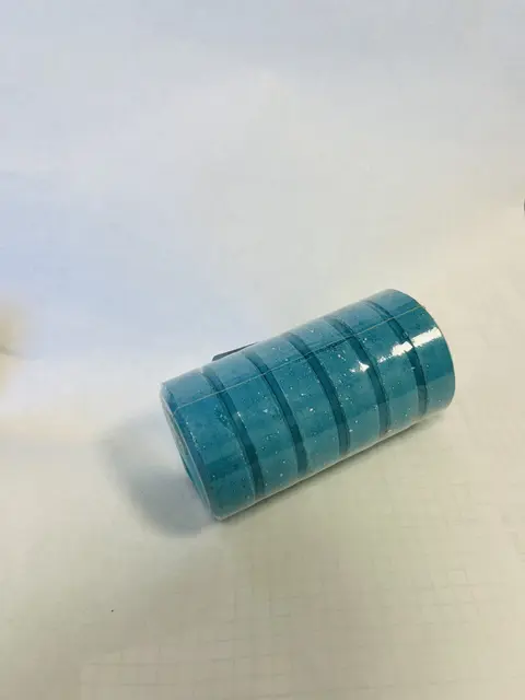 Fargeblokker XL lys blå Ø57 mm, 6 stk 