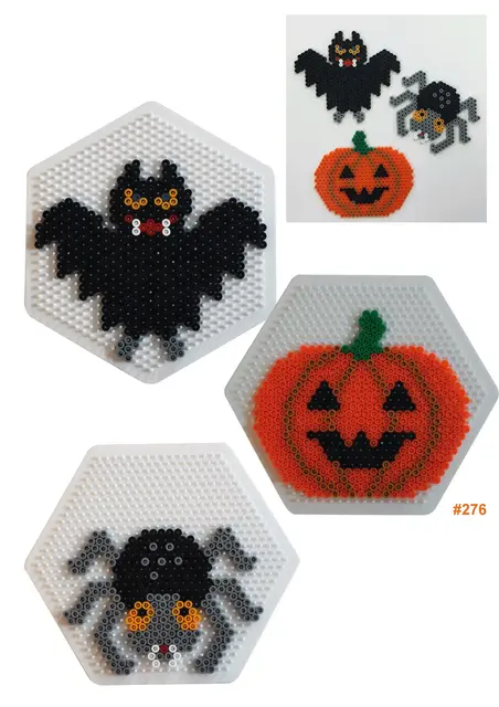 Halloweenpakke rørperler midi 18000 stk 