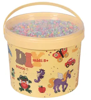 Midiperler pastell 30000 stk