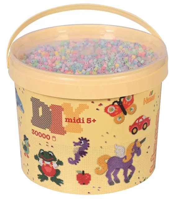 Midiperler pastell 30000 stk 