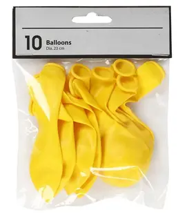 Ballonger gule 10 pk
