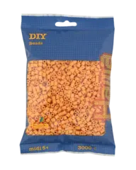 Midiperler lys oransje 3000 stk