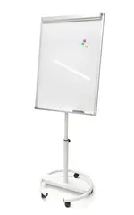 Whiteboardtavle på mobilt stativ 70x100 cm