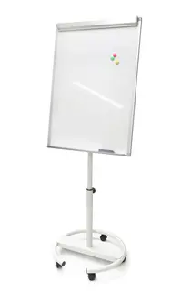 Whiteboardtavle på mobilt stativ 70x100 cm