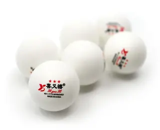 Bordtennisballer Ø4 cm, 6 stk