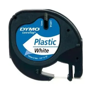 Tape for Dymo Letratag merkemaskiner B12 mm