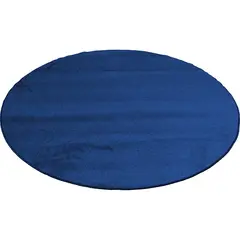 Tea teppe ensfarget bl&#229; &#216;150 cm