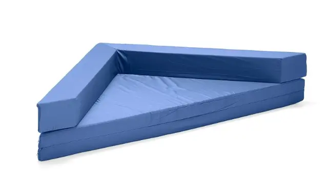 Saga hjørnesofa denimblå L170 x B170 x H10 cm 