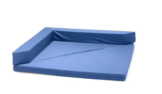 Saga hjørnesofa denimblå L170 x B170 x H10 cm 