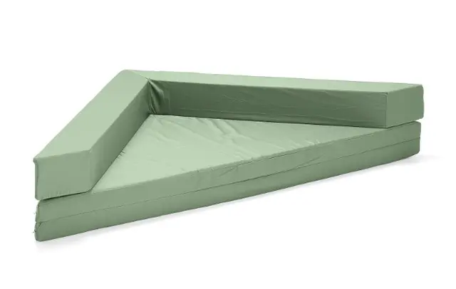 Saga hjørnesofa mosegrønn L170 x B170 x H10 cm 