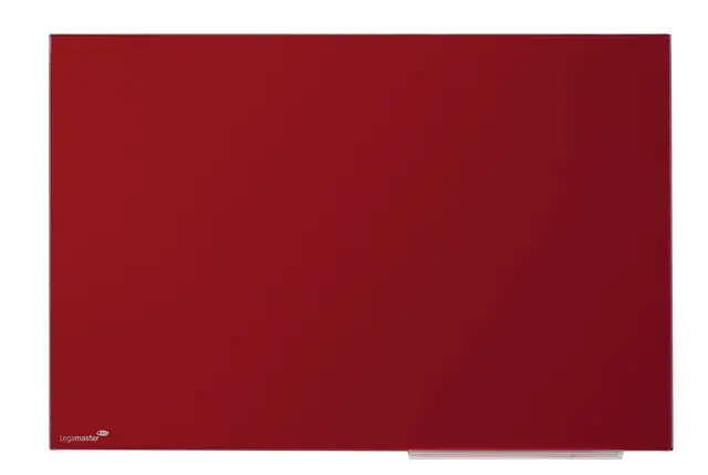 Magnetisk glasstavle B60 x H40 cm Rød 