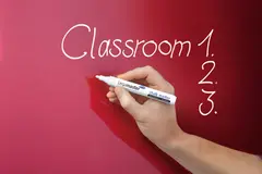 Magnetisk glasstavle B60 x H40 cm R&#248;d