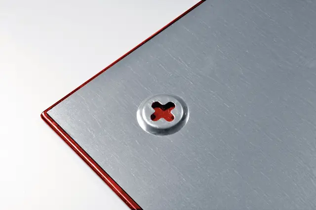 Magnetisk glasstavle B60 x H40 cm Rød 