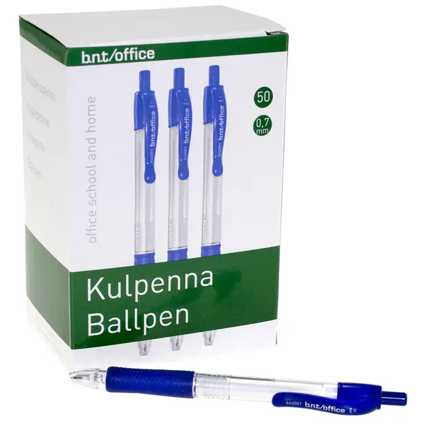 Kulepenn blå Ø0,7 mm, 50 stk 