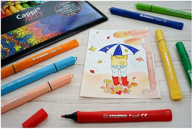 Stabilo Arty cappi tusjer 12 stk 