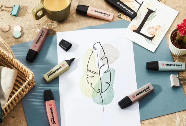 Stabilo overstrykningspenner 4- pakk 