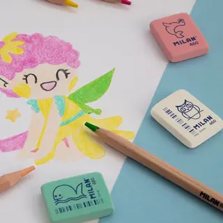 Milan viskelær 60 stk