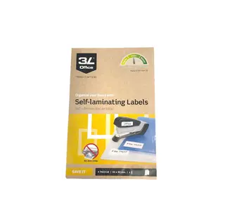 Selvlaminerende etiketter 18 stk
