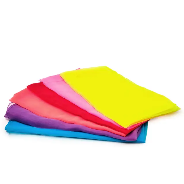 Danseskjerf L140 x B140 cm, 6 stk 