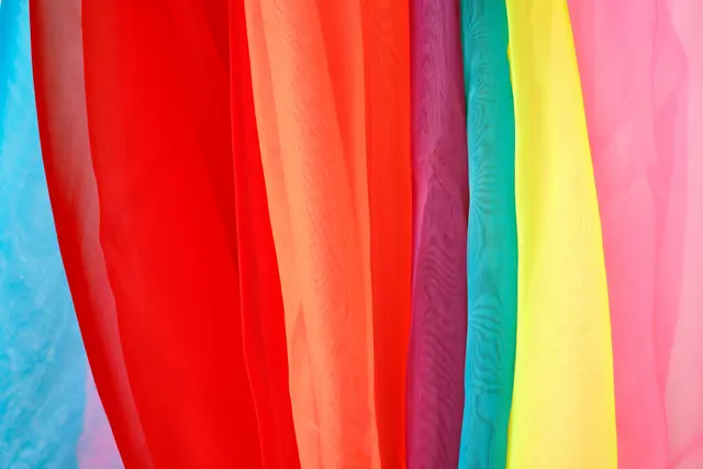 Danseskjerf L140 x B140 cm, 6 stk 